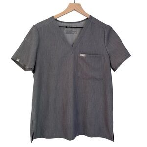 Figs Catarina One Pocket Scrub Top Graphite Grey‎ Women’s Size Medium Nurse